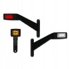 Bielo-červená LED lampa Bager Traktor