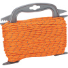 LUX Polyesterové lano pletené oranžovo-sivé pr. 4 mm x 30 m