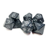 Sada kociek na RPG: Chessex - Ninja Speckled Opaque (7 ks)