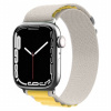 AppleKing nylonový remienok alpský ťah pre Apple Watch 42mm / 41mm / 40mm / 38mm - béžovo-žltý - možnosť vrátiť tovar ZADARMO do 30tich dní
