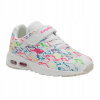 Detské topánky KangaROOS KX-Mega Multi EV 0090 white/multi 25 EU