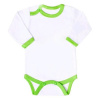 Dojčenské body New Baby so zeleným lemom - Zelená - 86 (12–18m)