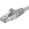 Premiumcord sp6asftp005 Patch, CAT6a S-FTP, RJ45-RJ45, AWG 26/7, 0,5m, šedý
