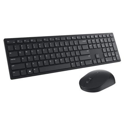DELL KM5221W set klávesnice a myši CZ/SK (580-BBJM) WiFi (USB prijímač) / Optická / Numerická klávesnica / SK lokalizácia / Čierna / Čierna
