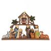 Clayre & Eef Hnedá vianočná dekorácia Betlehem Nativity Scene - 32*5*20 cm - Clayre & Eef