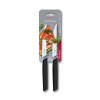 Sada 2 ks steakový nůž 12 cm černý SWISS MODERN - Victorinox (Zoubkovaný nůž na steak 12 cm set 2ks SWISS MODERN černý - Victorinox)