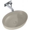 Elita Rika umývadlo 52x39.5 cm oválny pultové umývadlo hnedá/béžová RE040520087020