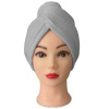 Top textil Chanar s.r.o Turban na vlasy vafle, světle šedý
