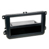 Rámeček autorádia 1-DIN/2-DIN Škoda / VW / Seat černý