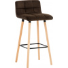 Design-Shop Lincoln natura / zamat Hnedá
