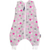 Kaarsgaren Spací vak s nohami Bavlna Sivé bodky Zateplený 110 cm