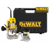 D26204K DeWALT HORNÍ FRÉZKA 2V1, PONORNÁ A OHRAŇOVACÍ FRÉZKA S KLEŠTINOU MAX 8MM, KUFR