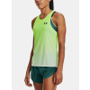 Under Armour Rush Cicada Singlet - Lime Surge/Halo Gray XS