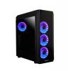 CHIEFTEC skříň SCORPION 3, ATX, 1x USB-C 3.2, 2x USB 3.1, 4x 120mm ARGB Fan, ARGB Hub, černá (GL-03B-UC-OP)