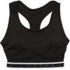 Dámske podprsenky Lacoste SPORT Women's Racer Back Sports - black - Čierny (XS)