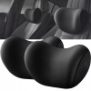 ERGONOMICKÁ NASTAVITEĽNÁ PODUŠKA NA AUTO Z PAMÄŤOVEJ PENY, ČIERNA