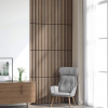 vidaXL akustické nástenné panely 8 ks lamelové 60,5x60 cm dubová dyha 42002584