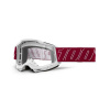 100% ACCURI 2 Goggle Redline - Clear Lens, 196261051865, 50013-00051