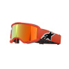 okuliare VISION 5 CORP ALPINESTARS oranžové zrkadlové červené plexi 2025