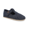 Barefoot dětské přezůvky Froddo - Flexy Wooly Dark Blue modré