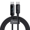 Mcdodo CA-5780 USB-C to USB-C 60W data cable 1.2m (Čierny)