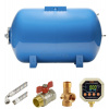 Vodárenský set 80L AQUA OLA ležatý s IBO PRESS 10 - tlaková nádoba je s vakom - áno - oceľ - PS (pracovný) 10 bar ; Max. (maximálny) 15 bar - 80 - 25mm - 1