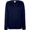 F.O.L. | Lady-Fit LW Raglan Sweat, Dámska raglánová mikina, modrá Deep Navy, S