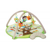 SKIP HOP Deka na hranie 5 hračiek, vankúšik Treetop Friends green-brown 0m+