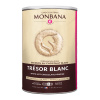 Monbana Tresor biela čokoláda v plechovke 500 g