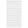 vidaXL Zebra roleta biela 135x200 cm šírka látky 130,9cm polyester 4014788