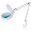 Lupa stolná guľatá (svorka) 5diop. LED (108x)