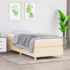 vidaXL Posteľný rám krémový 90x190 cm látka