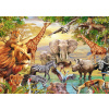 Diamantový obrázek - Safari u řeky 30x40cm
