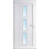Soft Lacné biele plastove vchodove dvere Laura