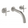 GROHE Atrio - Umývadlová 3-otvorová batéria, veľkosť M, supersteel 20661DC0