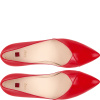 Dámske lakované balerínky Högl 0-170004 červené Farba: červená, Veľkosť: 34.5