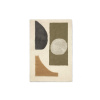 Ferm Living Koberec Bloco Tufted Rug Large, green/off-white