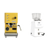 Profitec GO, yellow + Ascaso H64, white