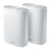 ASUS ZenWiFi AX Hybrid (XP4), AiMesh WiFi 6 AX1800 system, (2-PK) (90IG05T0-BM9110)
