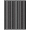 VidaXL Rohožka Stripe Black and Grey 90x120 cm - Čierna - 249249-264640