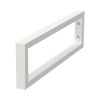 Konzola pre dosku pod umývadlo Jungborn Trenta biela 45x3x14 cm hranatá