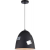 Candellux Patch závesné svietidlo 1x60 W čierna-chrómová 31-43184
