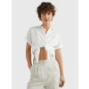 Tommy Hilfiger dámska biela ľanová košeľa WW0WW38589 38