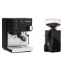 Rancilio Silvia E, black + Eureka Mignon Silenzio 55, BL black