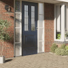 vidaXL Okenná fólia matná 3D dúhový vzor 90x500 cm PVC - Priehľadné - 138903-85348