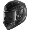 Prilba na motorku SHARK Ridill Catalan Bad Boy black anthracite silver - L (59/60)