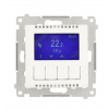 Kontakt Simon Termostat s displejom Simon54 PREMIUM/NATURE SS biely DETD1A.01/11