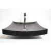 Umývadlo - Rzb-P Čierne D 45x45x12 umývadlo na dosku IS (Umývadlo - Rzb-P Čierne D 45x45x12 umývadlo na dosku IS)