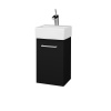 Dreja Skrinka pod umývadlo HOST SZD 35 - N03 Graphite / Úchytka T04 / N03 Graphite / Levé