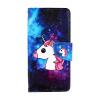 Puzdro TopQ Honor X8 flipové Space Unicorn 93600